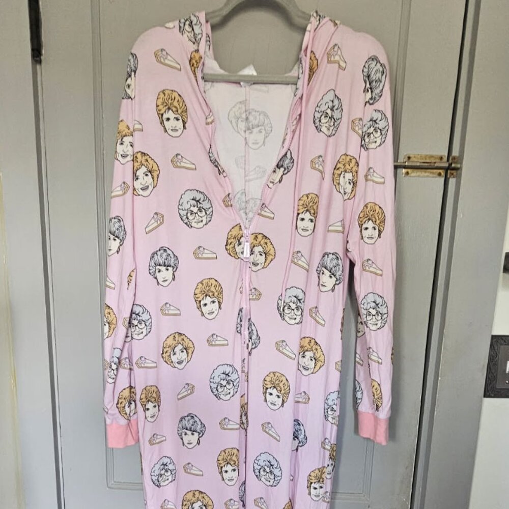Cakeworthy The Golden Girls One Piece Pink Pajamas LG